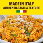 Brami Fusilli Italian Bronze Cut Pasta - Protein, Low Carb, High Fiber, Non-GMO, 12 oz