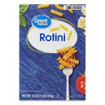 Great Value Rotini, 16 oz Box, Shelf-Stable