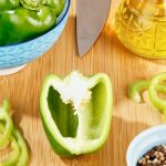 Fresh Green Bell Pepper, Whole Unit