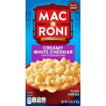 Mac-A-Roni White Cheddar Mac & Cheese, Creamy Cheddar Flavor, 5.9 oz Box, Single Pack